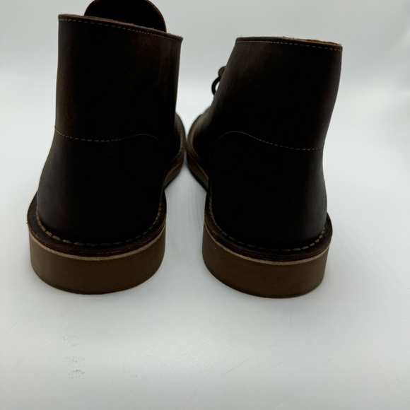 Clark’s Desert Evo Chukka Boot Brown Beeswax Leather Mens Size 10 - Picture 4 of 8
